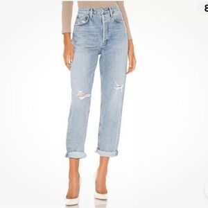 AGOLDE 90’s Loose Fit Light Wash Jeans SZ 28 A069C- 1141 in captured